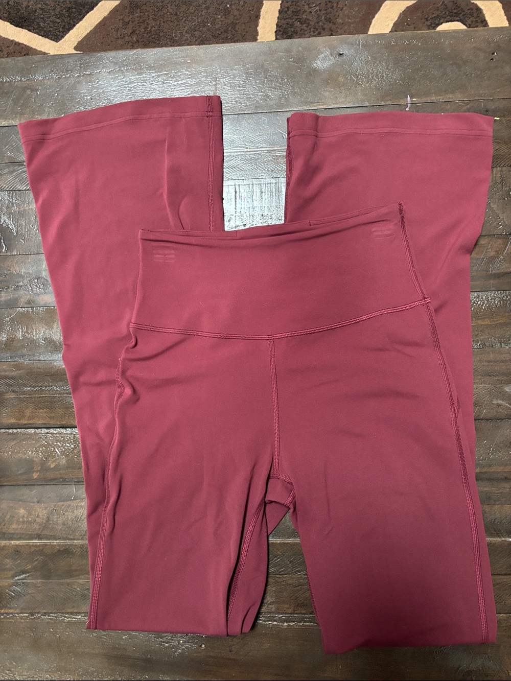 lululemon athletica Maroon Stretch Leggings